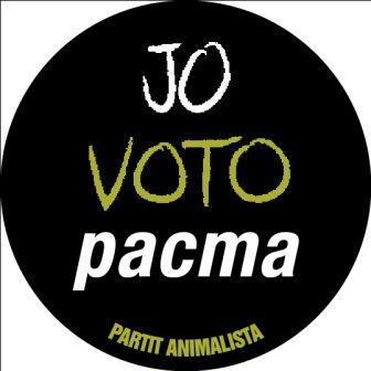 Enganxina: Jo voto PACMA