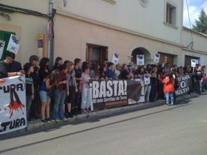 Éxito de la manifestación antitaurina en Muro (Mallorca)