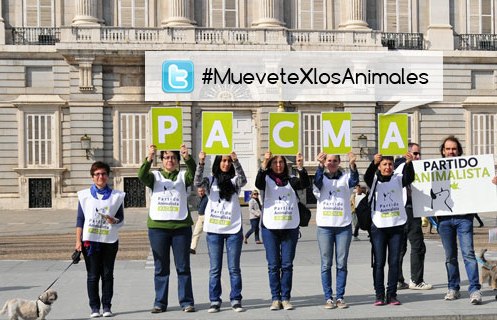 ¡Muévete por los animales! Nueva campaña del Partido Animalista